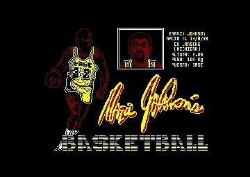 Magic Johnson's Basketball (S) (1990) (Trainer) screen shot title